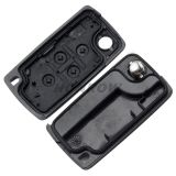 For Peugeot ASK 4 button flip remote key with VA2 307 blade 433Mhz PCF7941 Chip (Before 2011 year)