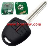 For Mit 2 button remote key with  Right Blade 433MHZ  with ID46 chip