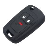 For Chevrolet 2+1 button silicon case (Black color) (MOQ:5pcs)