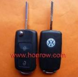 For VW 2+1 button remote key blank with panic button