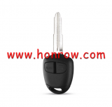 For Mitsubish 2 button remote key blank with MIT11R Blade Without Logo