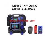 Free shipping Europe+USA+UK Original Autel IM508S+XP400PRO+APB112+G-box2 with 2 years free update Key Programming Tools Car OBD2 Diagnostic Scanner with 22+ Advanced Service IMMO All System Diagnosis 
