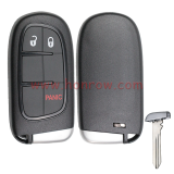 For Chry 2+1 button flip remote key shell