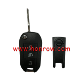For Opel 3 button remote  Key Shell with HU83 407 blade LIGHT BUTTON