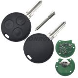 For Benz hot sale 3 button remote key with 433Mhz