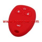 For GMC 3+1 button silicon case red color (MOQ: 50pcs)