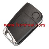 KYDZ For VW keyless MQB platform  3 button flip remote key  with ID48 chip-434mhz HU162T Blade