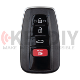 KEYDIY TB36-4 smart remote key with 8A chip