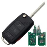 For VW  Touareg  keyless 3+1 button remote key with 315Mhz (With Keyless function)