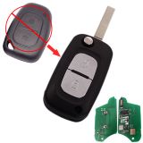 For Ren Modified 2 button remote key 7947 chip-434mhz