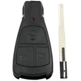 For Benz 3 button smart key shell
