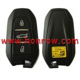 For Peugeot 3 button smart key with 433Mhz pcf7953m hitag AES chip 