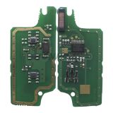 For Peu 2 button flip remote control with 433Mhz ID46 Chip ASK Model  for 307&407 Blade  （2006-2010）