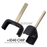 For Op remote key head blade Hu100  ID40 Chip