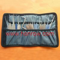 For 19pcs lock pick and locksmith tools (can repair most car lock and house lock)