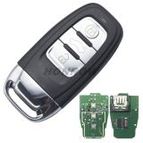 For Au A4L, Q5 3 button remote key with 315Mhz and 7945 Chip  Model： 8TO-959-754C 8TO-959-754G 8KO-959-754G 8KO-959-754J 8KO-959-754C