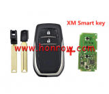 Xhorse VVDI for Toyota 2 button XM Smart Key XSTO00EN Universal Remote Key Support Renew and Rewrite for Toyota Work for Plus Max VVDI2 VVDI Mini