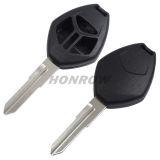 For Mit 3 button remote key blank with light button (No Logo)