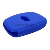 For Hyundai 3 button Silicone case blue MOQ:50PCS