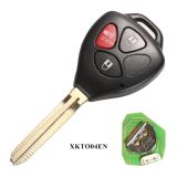 Xhorse VVDI2 XKTO04EN Wired Universal Remote Key for Toyota Style 3 Buttons 
