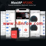 Autel MaxiAP AP200C Wireless OBDII Scan Tool with ABS SRS Oil Reset EPB SAS DPF BMS Throttle for iOS & Android Diagnostics Tool