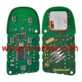 Origianl For Fiat 5 Smart Keyless Remote Key with 433.92MHz ASK PCF7953M / HITAG AES / 4A CHIP  FCC ID: M3N-40821302