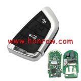 For AfterMarket BMW smart card 3 button remote key With 433MHZ PCF7953 chip FCCID:NBG1DGNG1 IC:2694A-IDGNG1 