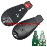 For Chry 3+1 button remote key with  315Mhz