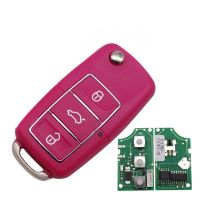 Standare remote key B01-Luxury 3 button remote key for KD300 and KD900 to produce any model remote pink color