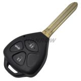 For To Prado 3 button remote key With 433Mhz 4D67 Chip
