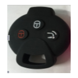 For Benz 3  button silicon case black color