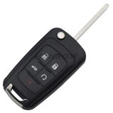 For Opel  keyless 4+1 button remote key with 434mhz PCF7952 Chip