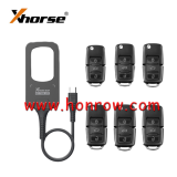 Xhorse VVDI BEE Key Tool Lite with 6Pieces VVDI Wire Remote Key XKB501EN Model