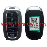 For Original Hyundai 5 button keyless go Smart Remote Key Fob with 4A chip 433Mhz