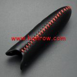 For Mazda 2 button key cowhide leather case for Maz3  .Black Color