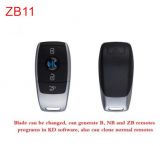 KEYDIY Remote key 3 button ZB11- smart key for KD900 URG200 KDX2 KD MAX