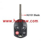 For Ford 4 button remote  key with 315mhz 4D63 Chip FCCID:  OUCD6000022