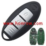 For Original Nissan TIIDA LIVINA 2 button remote key 433.92mhz, chip: smart46-PCF7952 for TIIDA LIVINA 2017
