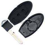 For Nis 2+1 button remote key blank with smart key