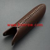 For Audi 3 button key leather case used for  A1 A3 A4 A5 A4L A5 A6L  Q3 Q5 Q7 A8 A8L RS5.  MOQ：5PCS 5pcs/Lot