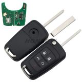 For Bu 4+1 button remote key with 315Mhz  ID46 PCF7937E (PCF 7941E) Chip