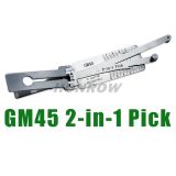 Original Lishi GM GM45 lock pick and decoder together 2 in 1 with best quality