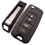 For Chry Je 4 button flip remote key blank  