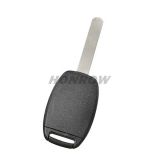 For high quality Honda 2+1 button remote key blank（no chip groove place) enhanced version