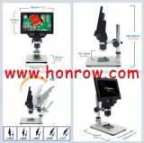 G1200D Digital Microscope 12MP 7 Inch Large Color Screen Built-in Lithium Battery 1-1200X Continuous With Light