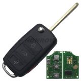 For Modified  Ho 7th generation--can be use in Accord,Odessey,City and so on  3+1 button remote key with 315mhz VW style flip remote  (without chip,put your existing key chip into the new romote)