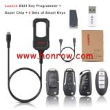 Launch X431 Key Programmer Remote Maker with 4PCS Universal Remote Key and 1PCS Super Chip for X431 IMMO Elte/IMMO Plus/pad V