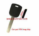 For Honda transponder key shell, can put TPX long chip