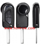 For high quality Citroen 2 button Remote Flip Car Key Shell with VA2T blade 
