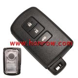 For Toy 3 button smart remote key shell with white Battery holder ,the button is square